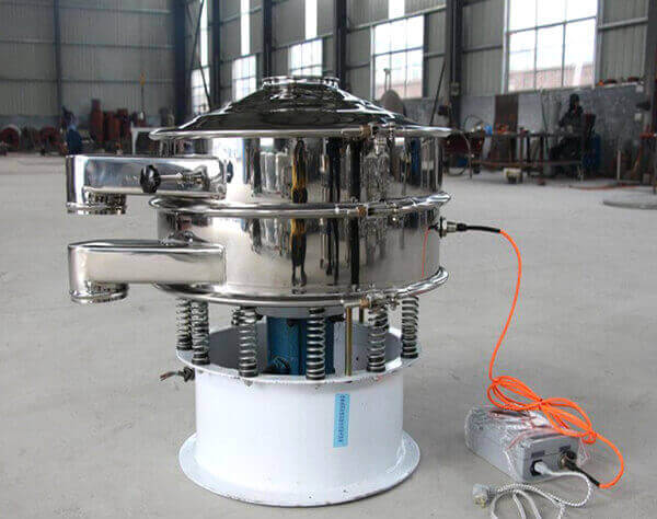 帶超聲波裝置的振動篩廣泛用于咖啡粉、電磁粉、不銹鋼粉、粉末涂料等多種粉類物料。